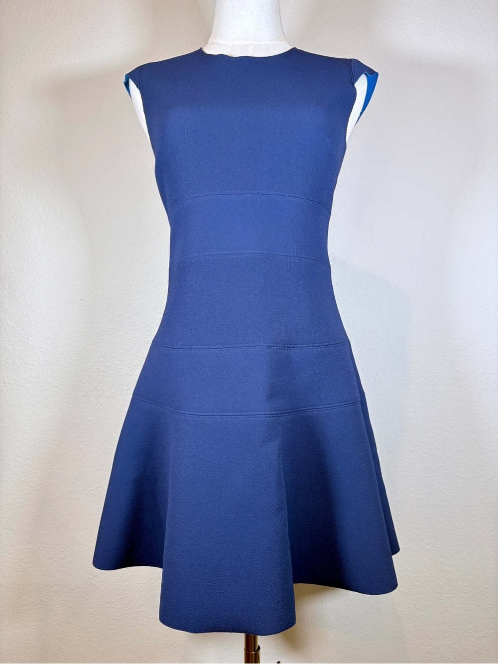 Sandro Navy Blue Remind Mini Dress Size Small